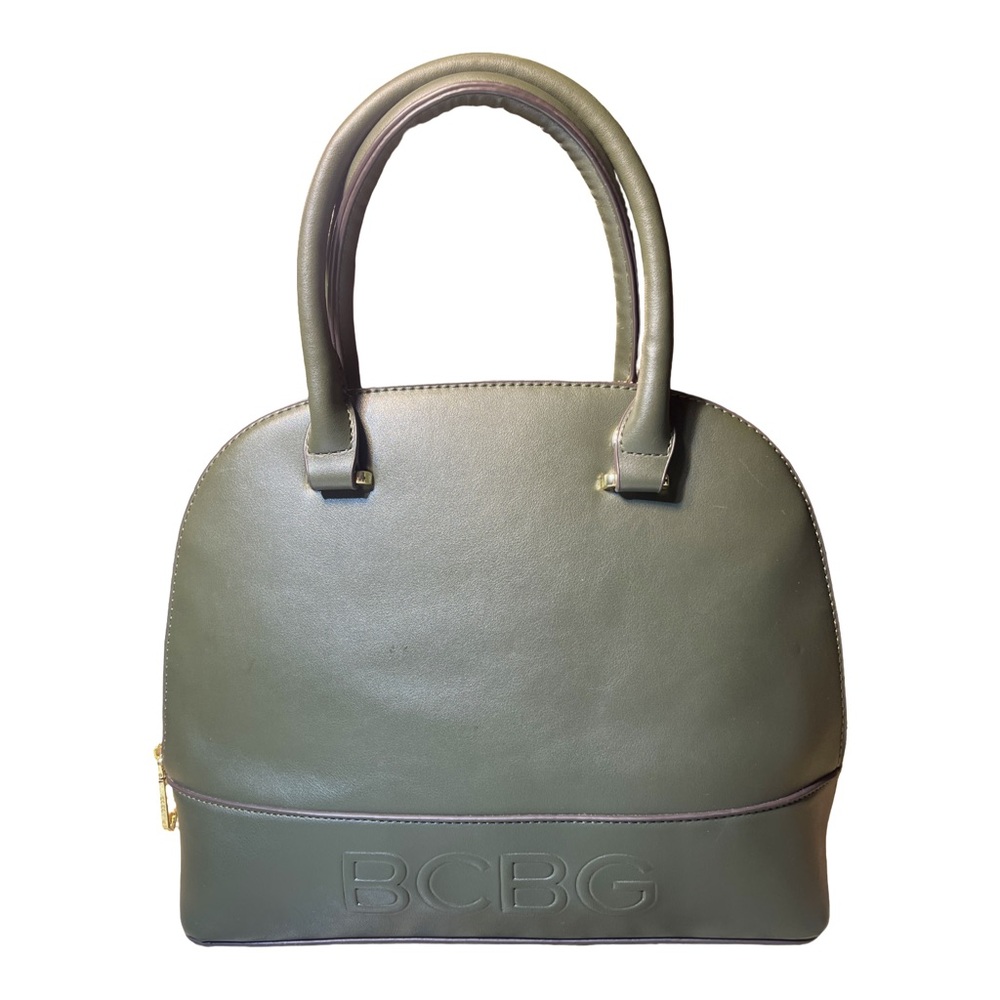 BCBG Olive Green Dome Satchel & Crossbody Bag
